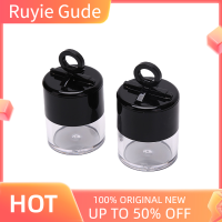 Ruyie 10g แบบพกพาพลาสติกว่างเปล่าหลวมผงกล่องแต่งหน้าภาชนะที่มีพัฟ