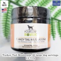 ผงสารสกัดจากเห็ดหางไก่งวง สำหรับสุนัข Turkey Tail Mushroom 30 large dog servings 13.73 g - Four Leaf Rover