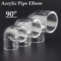 Acrylic Pipe Elbow Connector Aquarium Fish Tank Accessories Acrylic Tube Joint Garden Irrigation Transparent Pipe Fittings