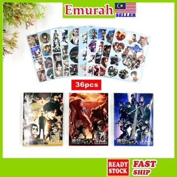 100pcs Attack On Titan Stickers Latest Anime Aot Sticker Pack Cool Japanese  Stickers For Water Bottles, Laptop, Skateboard, Gift For Adults Kids Teens