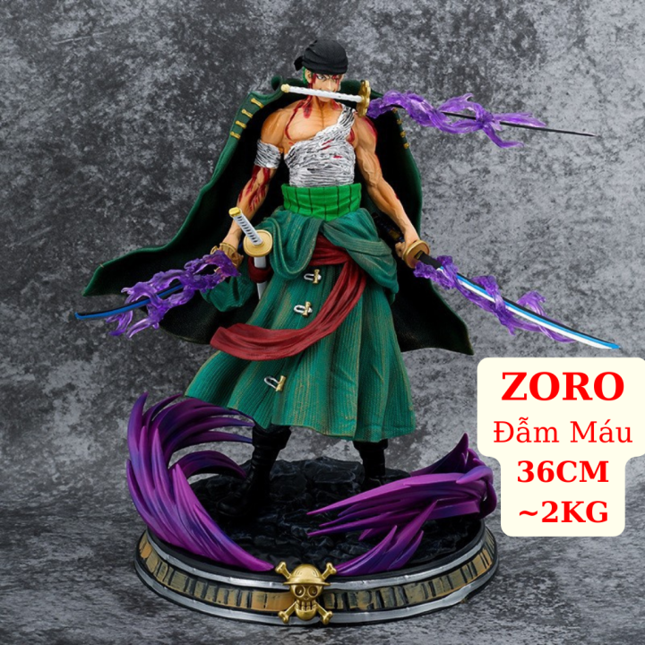 Mô Hình Zoro Đẫm Máu Siêu Ngầu - Với mô hình Zoro đẫm máu siêu ngầu này, bạn sẽ có cơ hội thưởng thức những chi tiết tuyệt vời của chiến binh dao kép. Điểm nhấn của mô hình này là vẻ hùng dữ của Zoro và sự chân thật trong từng chi tiết. Nếu bạn đam mê One Piece và đặc biệt yêu thích nhân vật Zoro, đây là một sản phẩm không thể bỏ qua.