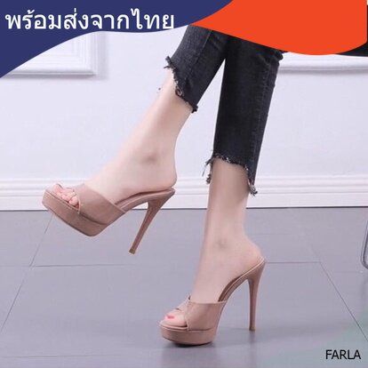 farla-พร้อมส่งจากไทย-รูปถ่ายสินค้าจริง-งานสวย-mule-รองเท้าส้นสูงแบบเปลือยส้น-5-นิ้ว-เสริมหน้า-1-นิ้ว-4สีพร้อมส่ง