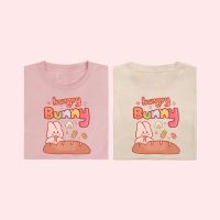 [S-5XL]Hungry Bunny เสื้อยืด T-shirt Unisex Cotton 100%