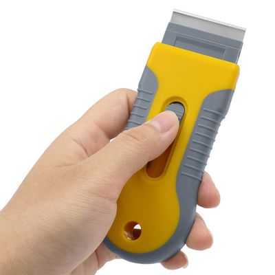 【YF】 Car Window Viny Film Sticker Cleaning Scraper With Plastic Handle  Wrap Glue Squeegee Remover