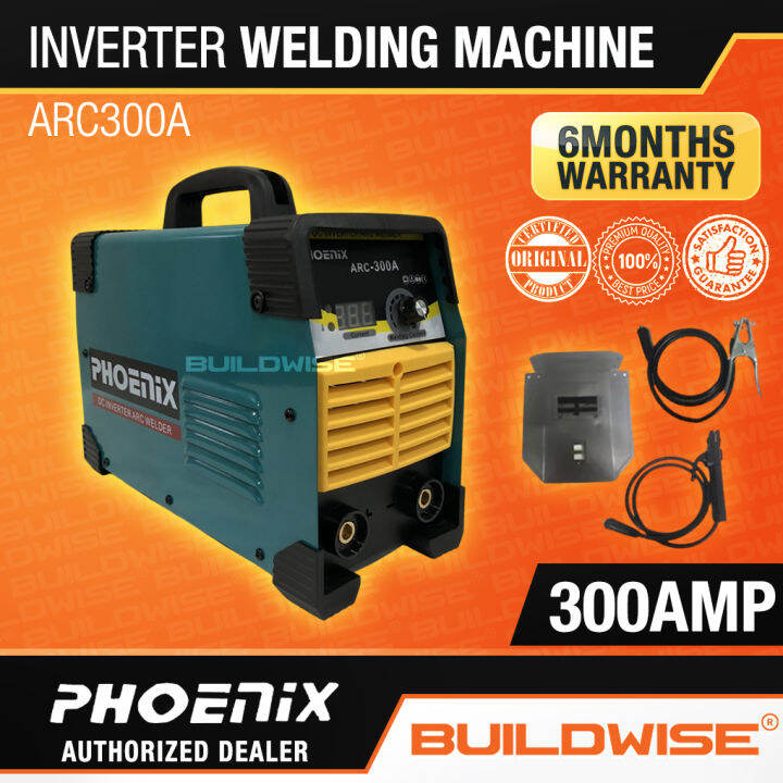 Phoenix Inverter Welding Machine 300 amp ARC300A 「BUILDWISE®」 Lazada PH