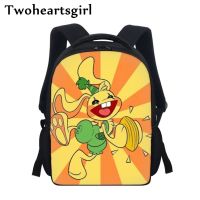 Twoheartsgirl Cartoon Bunzo Bunny School Bags Elementary School Backpacks for Boys Girls Kids Primary Students Bookbags Mochila