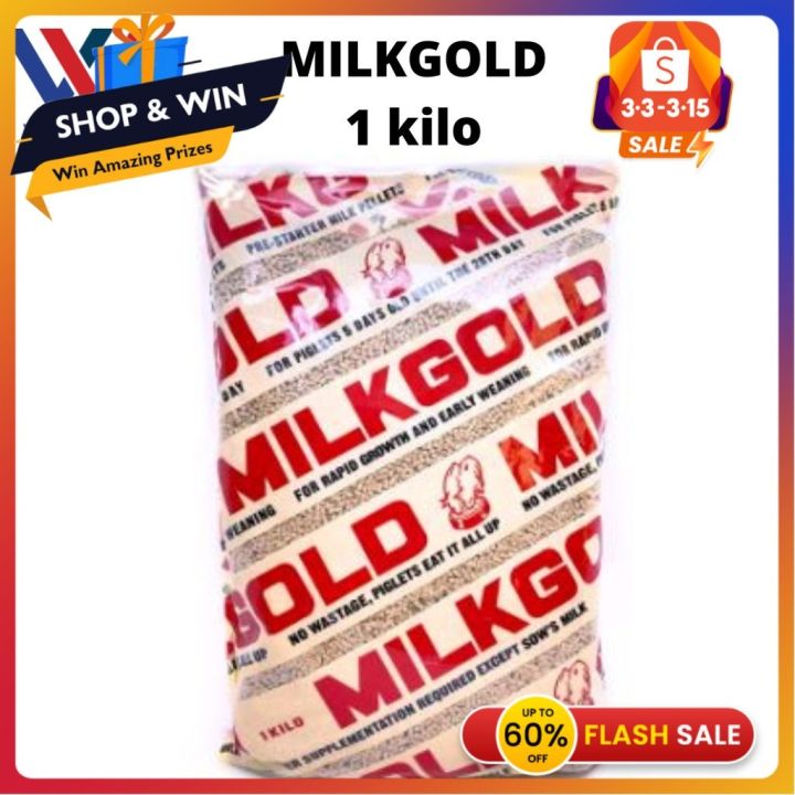 1 kilo MIlkGold Booster pre starter milk pellets for piglets