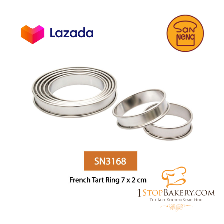 San Neng SN3168 French Tart Ring 7x2 cm / ริงค์ทาร์ต