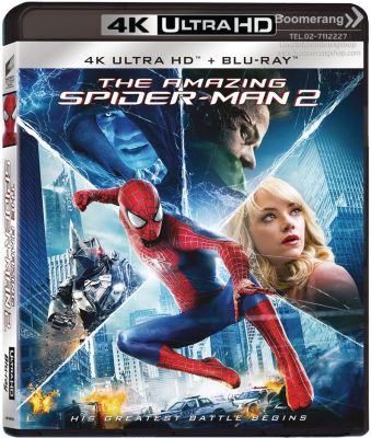 Amazing Spider-Man 2, The /ดิ อะเมซิ่ง สไปเดอร์แมน 2 (4K+Blu-ray) (4K มีซับไทย / BD มีเสียงไทย มีซับไทย) (Boomerang)