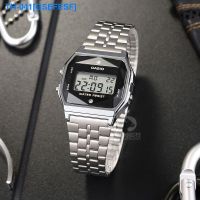 ¤❡☌ GSEFESF Casio Casio watch classic small gold silver watch small squares electronic activity