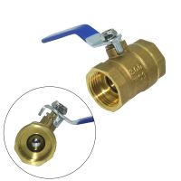 Artudatech 1/2" BRASS Ball Valve NPT Female Threaded Full Port 300 WOG Water Oil Gas Valves