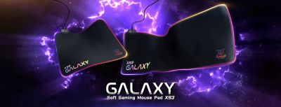 [ประกัน2ปี]NUBWO GALAXY x93 Mouse pad RGB gameming แผ่นรองเมาส์เกมมิ่ง ไฟRGB [HITECHubon]