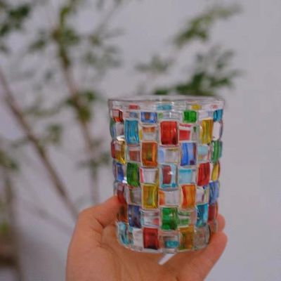 ❣㍿✜  Italian designer with the same hand-painted line weaving crystal glass whiskey juice