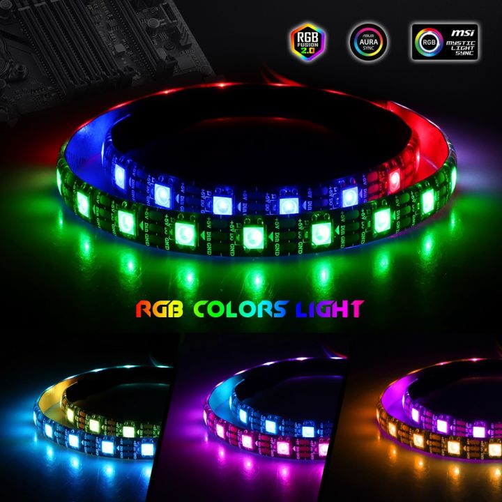 led-strip-light-rgb-5v-addressable-ws2812b-strip-for-pc-case-motherboard-3-pin-header-for-asus-aura-syncmsi-mystic-light-sync