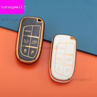 Soft TPU Case สำหรับกุญแจรีโมทรถยนต์,อุปกรณ์ป้องกันสำหรับ Jeep Commander Grand WK2 KL BU MP Dodge Chrysler 300C 200