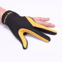 Black Yellow High Quality Snooker Sport Player Billiards Glove Products