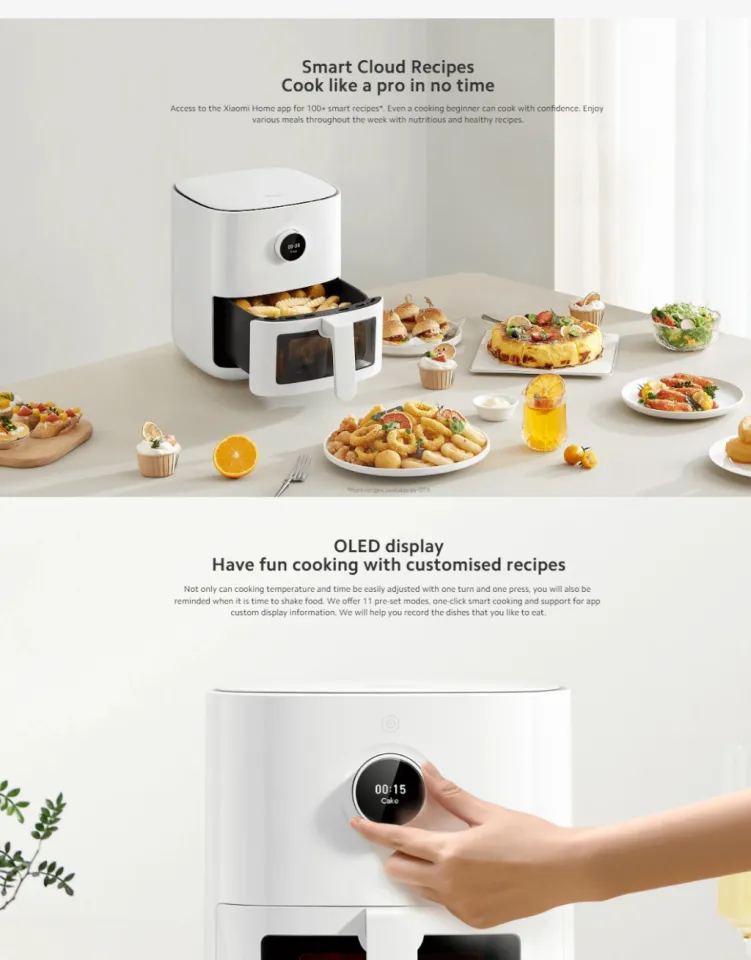  Xiaomi Smart Air Fryer Pro 4L, Air Frying, Baking