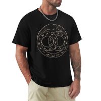 Ouroboros With Runes T-Shirt Custom T Shirt Shirts Graphic Tees T-Shirts For Men Cotton