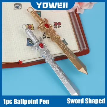 Samurai Sword Katana Sign Pen Demon Slayer Mini Metal Model