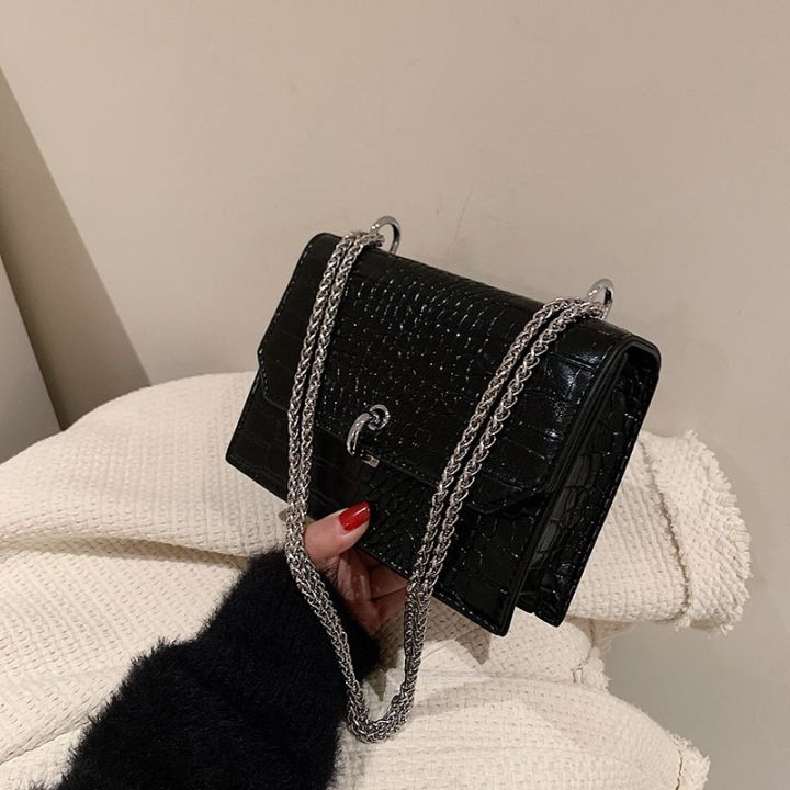 new-lock-chain-handbag-2021-winter-fashion-handbags-crocodile-grain-single-han-edition-design-inclined-shoulder-bag-bag