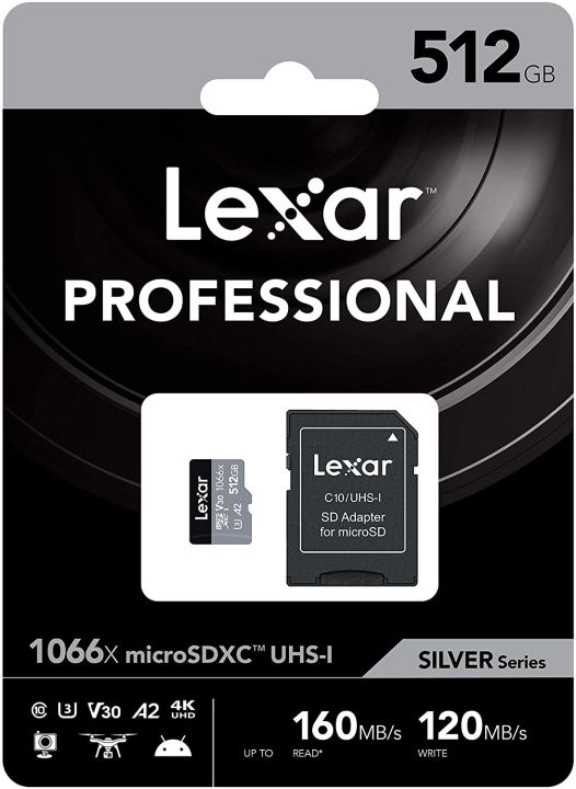 แท้-100-lexar-microsdxc-512gb-professional-1066x-uhs-i-silver-series-read-160-write-120mb