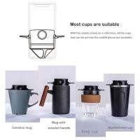 ?Quick Arrival?ที่กรองกาแฟสแตนเลสแบบพับได้ Drip Cafe Holder Paperless Pour Dripper?Arrive 1-3 Days?