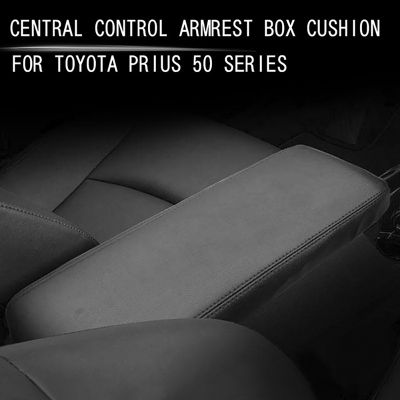 Car Center Console Lid Armrest Box Leather Protective Cover Cushion Pad for Prius 50 Series