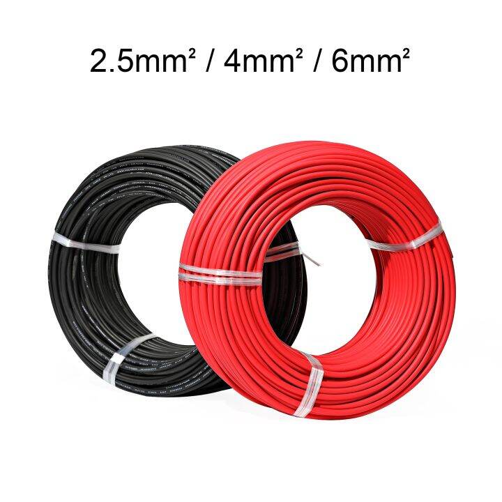 Photovoltaic cable solar cable 2.5mm2 4mm2 6mm2/ TUV cable used for