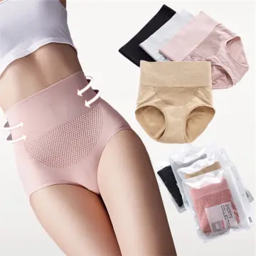 Women High Waist Slimming Body Shaper Panties Seamless Underwear Ladies Tummy  Control Thong Panties Shapewear