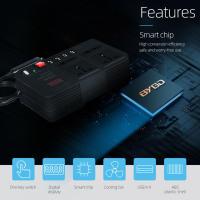 4 USB 300W DC 12V ไปยัง AC 220V อินเวอร์เตอร์ไฟฟ้าในรถยนต์อะแด็ปเตอร์แปลงไฟอัตโนมัติ