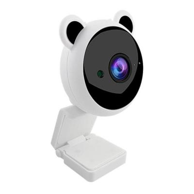 【✔In stock】 jhwvulk Panda Hd 1080P เว็บแคม Pc เว็บแคมน่ารักพร้อมไมโครโฟนกล้องสำหรับถ่ายทอดสดการประชุมทางโทรศัพท์