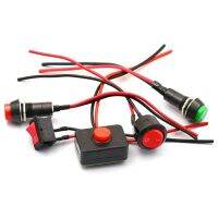 1pcs Push button switch waterproof small car circuit wire speaker electrical mini boat shape round line