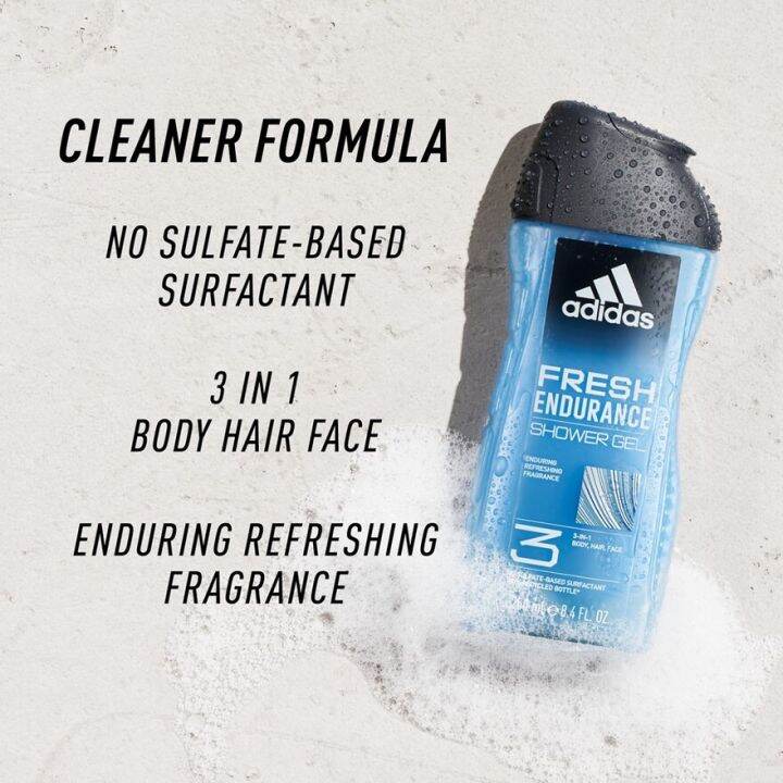 ADIDAS Shower Gel Fresh Endurance 400ML Lazada