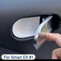 ที่จับประตูรถประตูด้านในปรับเปลี่ยนสติกเกอร์ ABS สำหรับ Mercedes Smart Elf #1อุปกรณ์เสริมการมีสไตล์ภายในรถ