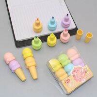 6 Colors /Set Cute iassembled Ice Cream Candy Color HighlighterHighlighters  Markers