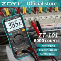 ZOYI ZT101 Digital Multimeter 6000 counts Back light AC/DC Ammeter Voltmeter Ohm Frequency Diode Temperature zt219 Electrical Trade Tools Testers