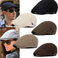 [Fine Jewelry]หมวกเบเร่ต์ผู้ชาย Street Newsboy Hat SpringWinterBritish Beret Hats Men Peaked Painter CapsGatsby Cabbie Hats