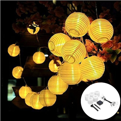 Waterproof Lantern Solar String Fairy Lights 6.5M 30 LED Outdoor Garland Patio Light Solar Power Lamp Christmas for Garden Decor