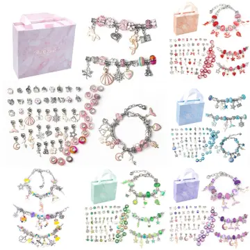 SHAFIRE 600Pcs Beads Set,Jewelry Making Kit,Girl DIY Bracelet Set