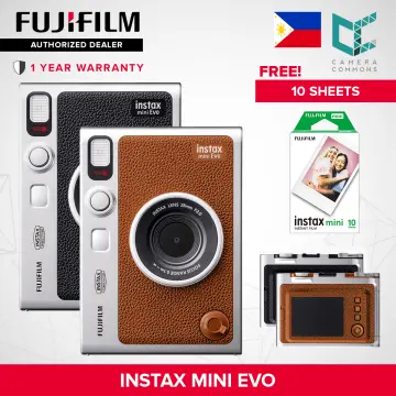 FUJIFILM instax mini Evo Cheki Hybrid Instant Camera Black