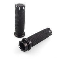 1 25mm ยางรถจักรยานยนต์ Handlebar Hand Grip Handle Bar Grips สำหรับ Harley Sportster 883 1200 Touring Dyna Softail Custom