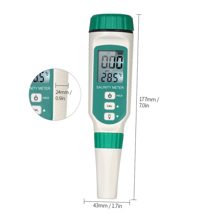 เซนเซอร์อัจฉริยะแบบพกพา-ar8012เครื่องวัดสารละลายวัดความเค็มเครื่องวัดน้ำเกลือวัดเกลือวัดน้ำเกลือ