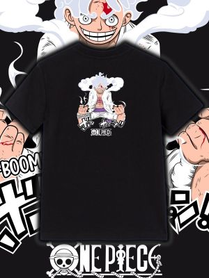 ONE PIECE สไตล์อะนิเมะชิ้นเดียว เสื้อยืดยูนิเซ็กซ์