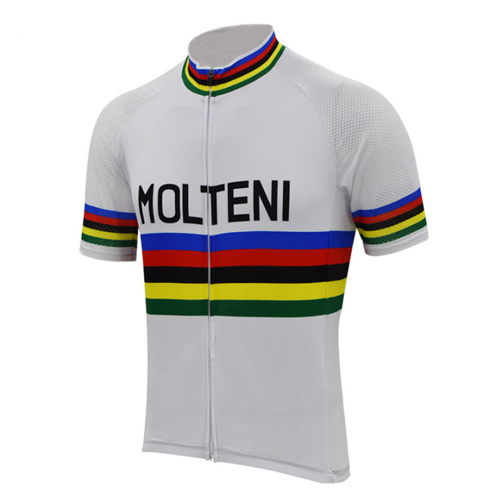 ร้อน7รูปแบบย้อนยุค-m-olteni-ผู้ชายขี่จักรยานย์ทีมแขนสั้นฤดูร้อนจักรยานสวมใส่ย์ถนนย์ขี่จักรยานเสื้อผ้า