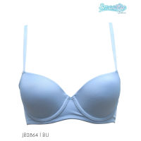 Jintana เสื้อชั้นใน (เสริมโครง) รุ่น Smoothie รหัส JB2864 สีฟ้า