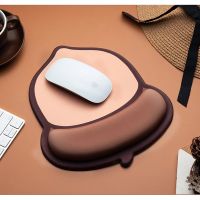 Soft Silicon Gel Gaming Mousepad with Wrist Support Mouse Mat Ergonomic 3D Mouse Pad