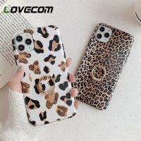 [Phone case]LOVECOM R Etro เสือดาวผู้ถือแหวนกรณีโทรศัพท์สำหรับ iPhone 13 12 11 Pro Max XR X XS Max 7 8พลัสกันกระแทกนุ่มเคลือบปกหลัง