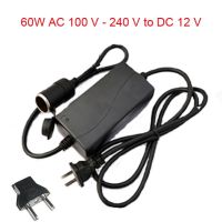 อะแดปเตอร์แปลง DC 220V แหล่งจ่ายไฟอินเวอร์ทเตอร์ DC Ac/ หม้อแปลงกระแสไฟฟ้า100V 12V เป็นไฟฟ้ากระแสตรง60W 100V-240V วงจรไฟฟ้าและชิ้นส่วน