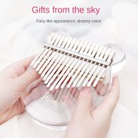 【YF】 Thumb Transparent Kalimba Mother Musical Instrument