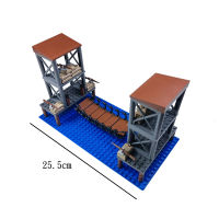 WW2 Military Bridge Building Blocks MOC DIY Toys for Boys Gift Compatible Technical Bricks Construction Toy for Children Juguete